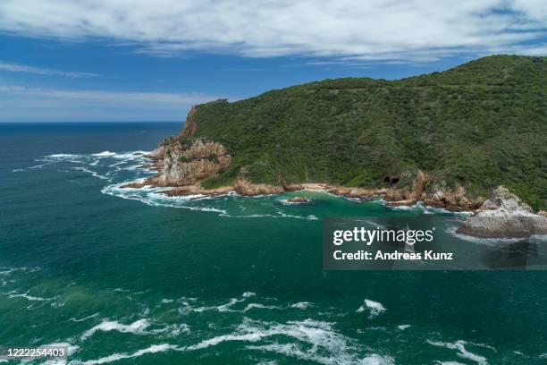 ship at he coast of knysna in south africa - garden route south africa stock pictures, royalty-free photos & images