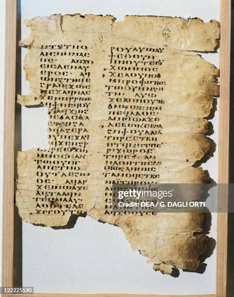 Old Coptic Script 17 Uncial Script Stock Photos, High-Res Pictures, and Images - Getty Images