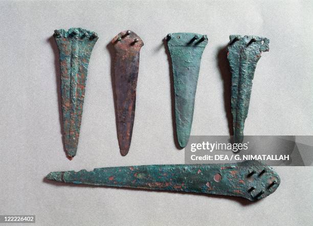 Prehistory, Spain, Bronze Age. El Argar culture. Daggers.