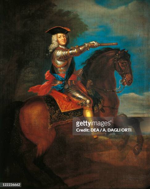 Godfrey Kneller , Equestrian Portrait of King George I of Great Britain .