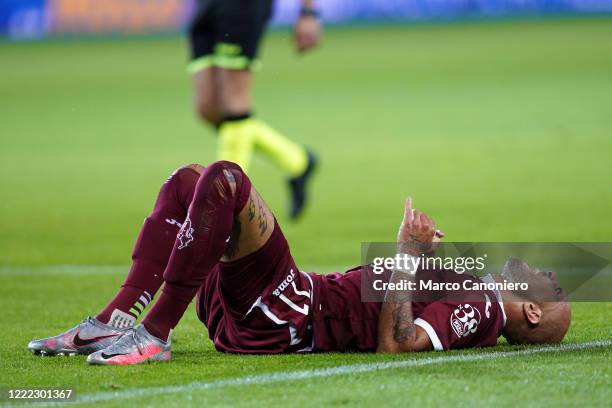 Simone Zaza of Torino FC during the Serie A match between Torino Fc and UdineseCalcio. Torino Fc wins 1-0 over Udinese Calcio.