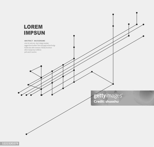 abstract minimalism line technology pattern background - digital texture circuit stock illustrations