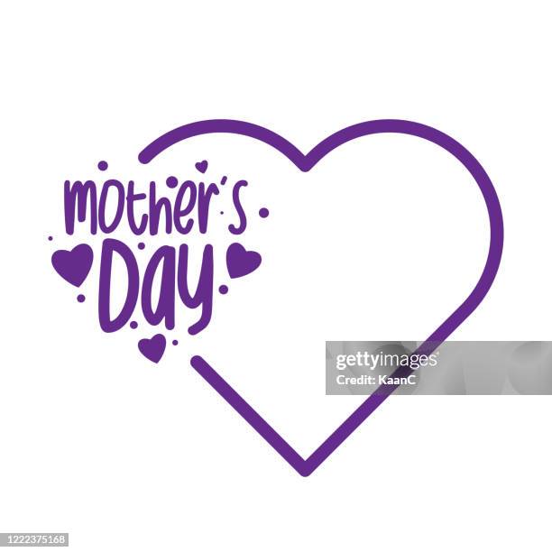 stockillustraties, clipart, cartoons en iconen met happy mothers day letters. kalligrafietekst. stockillustratie - mothers day