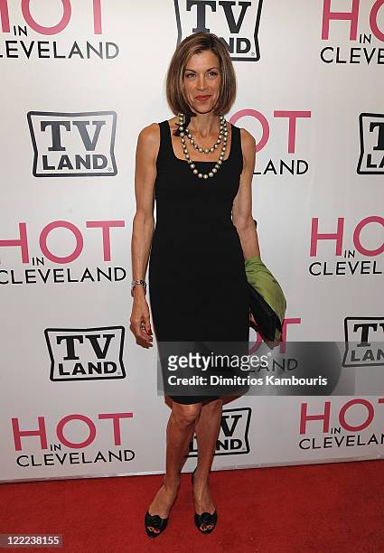 Wendie Malick attends the "Hot in Cleveland" premiere at the Crosby Street Hotel on June 14, 2010 in New York City.