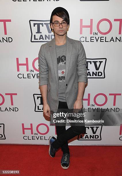 Christian Siriano attends the "Hot in Cleveland" premiere at the Crosby Street Hotel on June 14, 2010 in New York City.