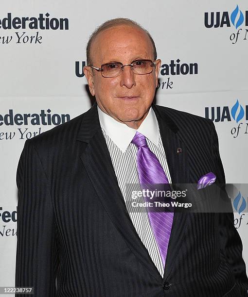 Clive Davis attends the UJA-Federation's 2010 Music Visionary of the Year award luncheon at The Pierre Ballroom on June 16, 2010 in New York City.
