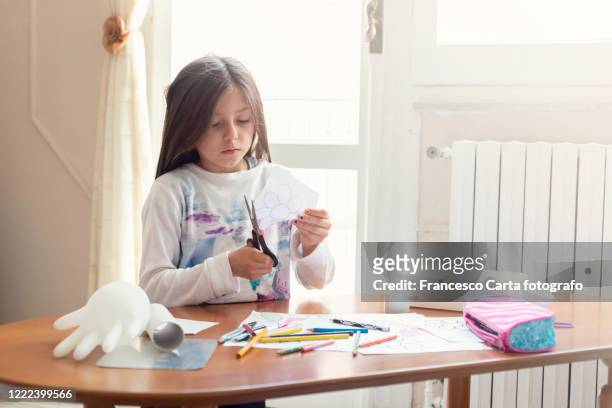 home hobbies - cute girl stock pictures, royalty-free photos & images