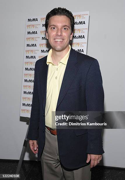 Eric Gioia attends Talking Tough & Singing Soft at The Museum of Modern Art on June 21, 2010 in New York City.