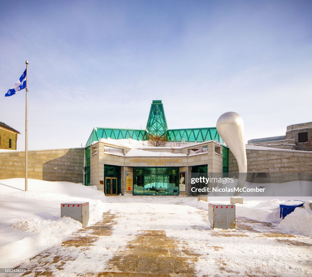 Quebec City's National Museum of Fine Arts on a chilly February day
