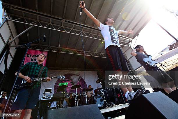 Liam Ruff 29 Shikari Drummer Rob Rolfe Stock Photos, High-Res Pictures, and ...