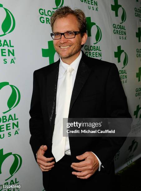 President and CEO Matt Petersen arrives at Global Green USA's 14th annual Millenium Awards held at the Fairmont Miramar Hotel on June 12, 2010 in...