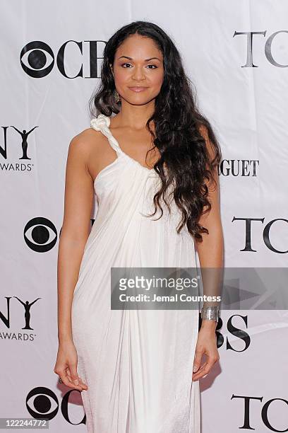 Karen Olivo attends the 64th Annual Tony Awards at Radio City Music Hall on June 13, 2010 in New York City.