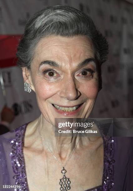 Actress Marian Seldes attends the 64th Annual Tony Awards at Radio City Music Hall on June 13, 2010 in New York City.