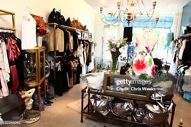 General view of atmosphere at the Foley + Corinna Melrose Avenue Event With Poshglam.com at Foley + Corinna on June 9, 2010 in Los Angeles,...