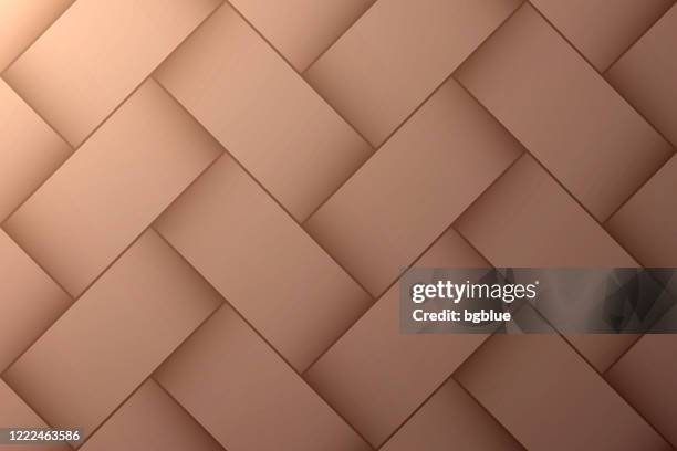 abstract brown background - geometric texture - basket texture stock illustrations