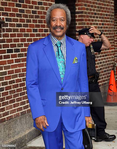 Musician Allen Toussaint visits "Late Show With David Letterman" at the Ed Sullivan Theater on June 14, 2010 in New York City.