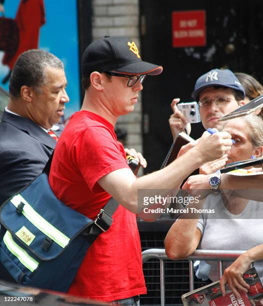 Actor Colin Hanks visits "Late Show With David Letterman" at the Ed Sullivan Theater on June 14, 2010 in New York City.