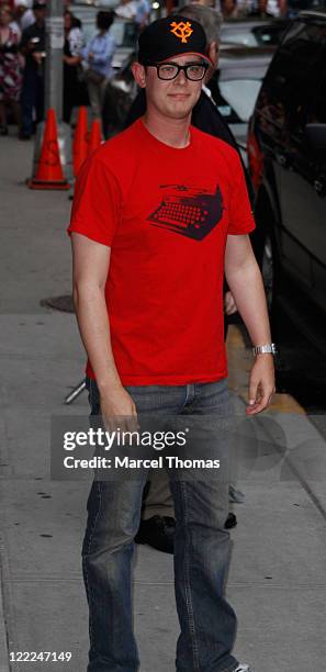 Actor Colin Hanks visits "Late Show With David Letterman" at the Ed Sullivan Theater on June 14, 2010 in New York City.