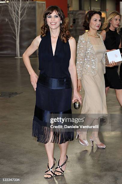 Stefania Montorsi attends the 2010 Convivio held at Fiera Milano City on June 10, 2010 in Milan, Italy.