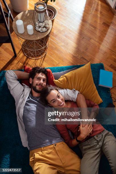 every morning is special with you - comfortable couple stock pictures, royalty-free photos & images