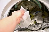 Put dryer sheet into a dryer