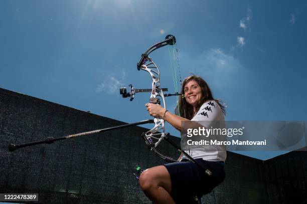 Eleonora Sarti poses before traininig in isolation on May 02, 2020 in Bologna, Italy. The coronavirus and the disease it causes, COVID-19, are having...