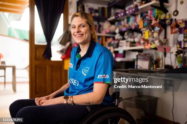 Giada Rossi poses before training in isolation on May 02, 2020 in Pordenone, Italy. The coronavirus and the disease it causes, COVID-19, are having a...