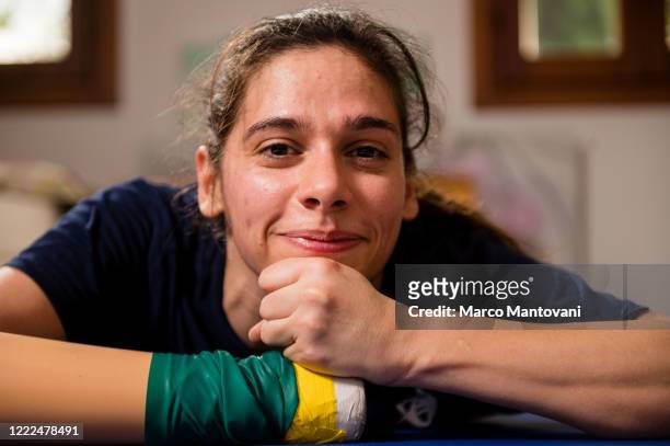 Silvia Biasi trains in isolation on May 02, 2020 in Treviso, Italy. The coronavirus and the disease it causes, COVID-19, are having a fundamental...