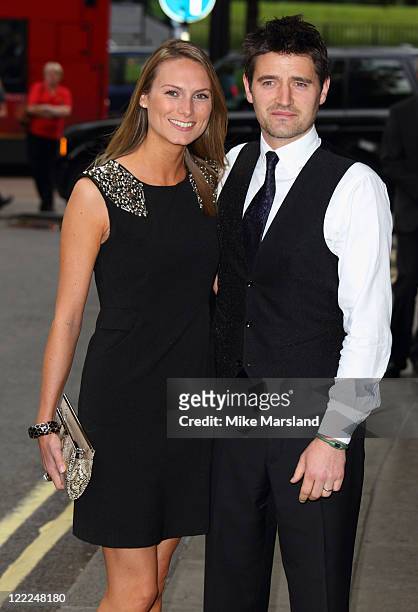 Tom Chambers and guest attend the English National Ballet's Summer Party at The Dorchester on June 15, 2010 in London, England.