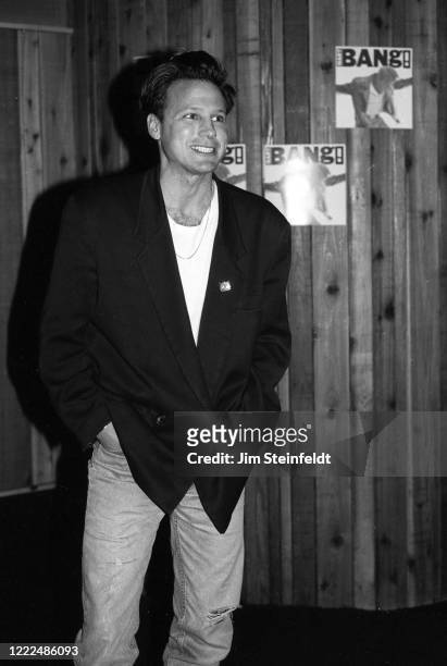 Corey Hart at Metro Studios in Minneapolis, Minnesota on February 27, 1990.