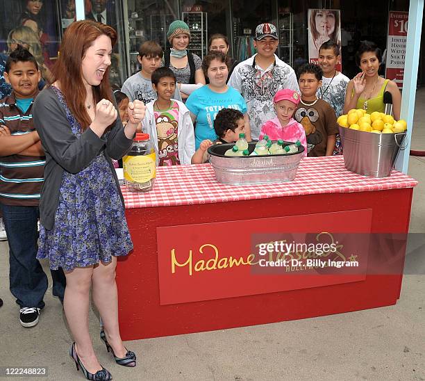 Actress Jennifer Stone of the "Wizards of Waverly Place" Stars, serves as tour guides for children's cancer on June 11, 2010 in Hollywood, California.