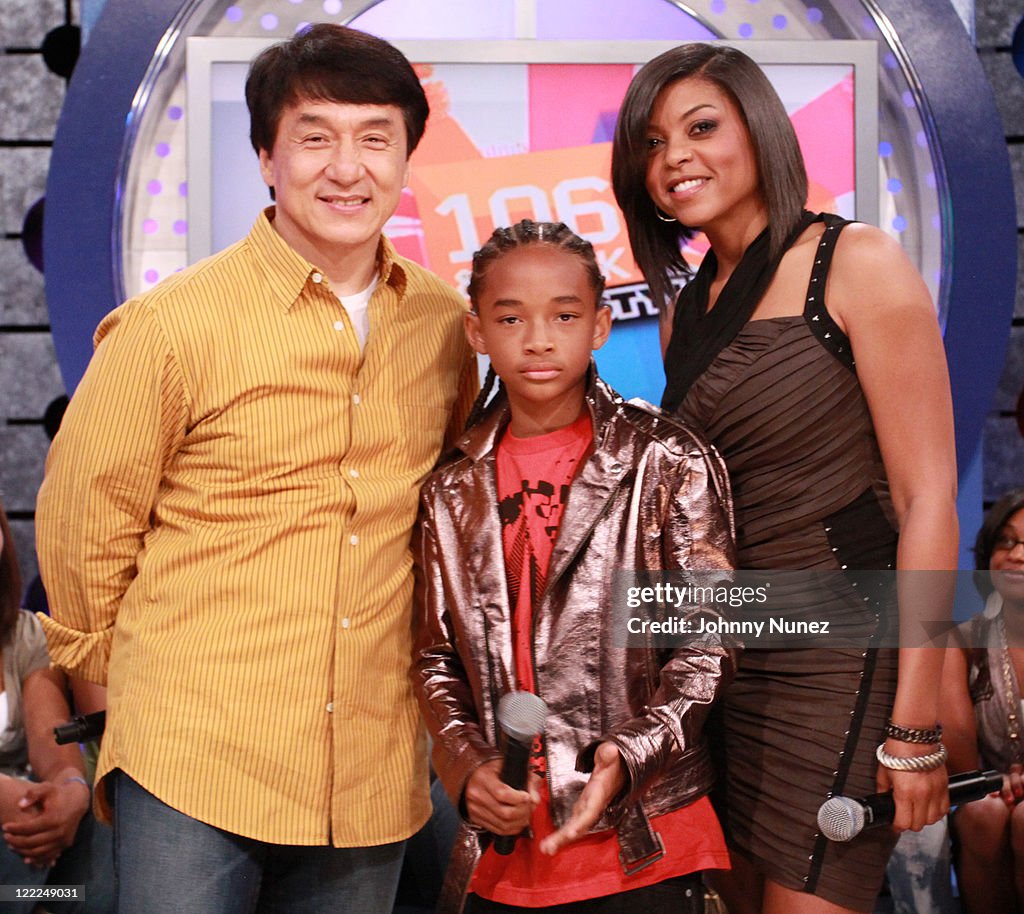 Jaden Smith, Taraji P. Henson & Jackie Chan Visit BET's "106 & Park"