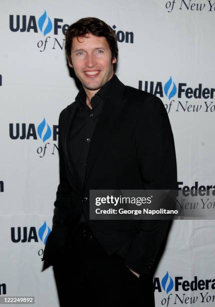 James Blunt attends the UJA-Federation's 2010 Music Visionary of the Year award luncheon at The Pierre Ballroom on June 16, 2010 in New York City.