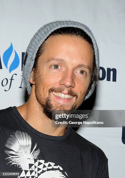 Jason Mraz attends the UJA-Federation's 2010 Music Visionary of the Year award luncheon at The Pierre Ballroom on June 16, 2010 in New York City.