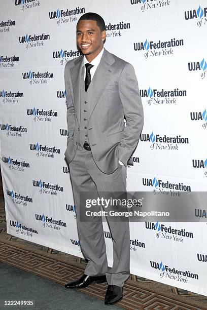 Trey Songz attends the UJA-Federation's 2010 Music Visionary of the Year award luncheon at The Pierre Ballroom on June 16, 2010 in New York City.