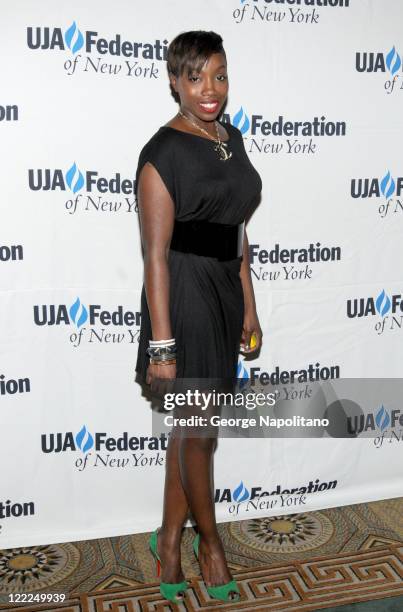 Estelle attends the UJA-Federation's 2010 Music Visionary of the Year award luncheon at The Pierre Ballroom on June 16, 2010 in New York City.