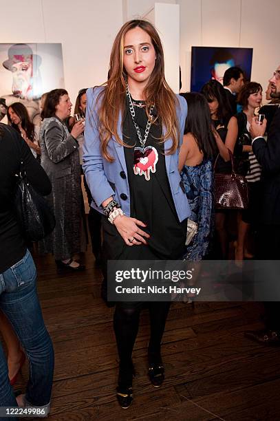 Tatum Mazzilli attends the Zoobs vs. Lodola private view at Opera Gallery on June 16, 2010 in London, England.