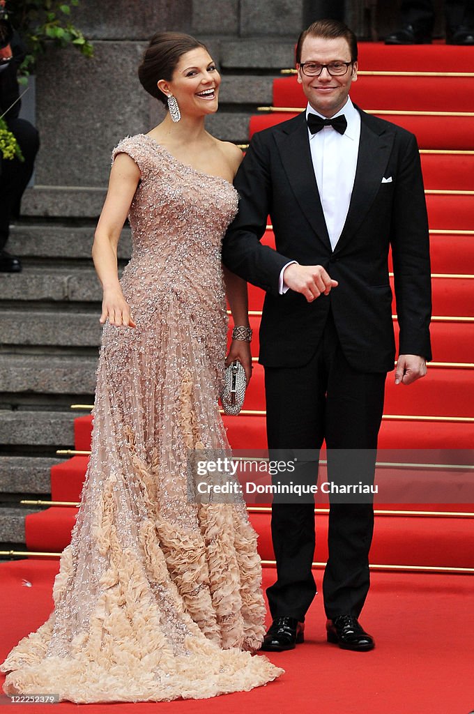 Crown Princess Victoria And Daniel Westling Wedding - Gala Performance - Arrivals