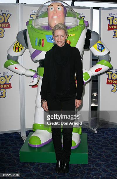 Sophie Falkiner arrives for the premiere of "Toy Story 3" at IMAX Darling Harbour on June 20, 2010 in Sydney, Australia.