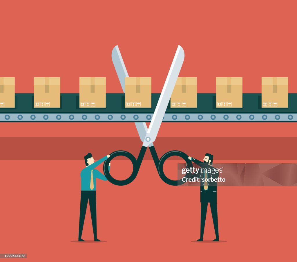 Cutter Guide Production Cutting Production Line High-Res Vector Graphic - Getty Images