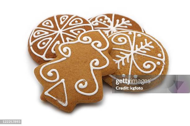 gingerbread - gingerbread cookies stock-fotos und bilder