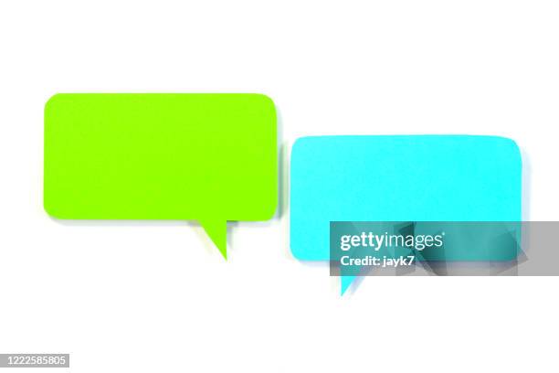 speech bubble - online chat bubble stock pictures, royalty-free photos & images