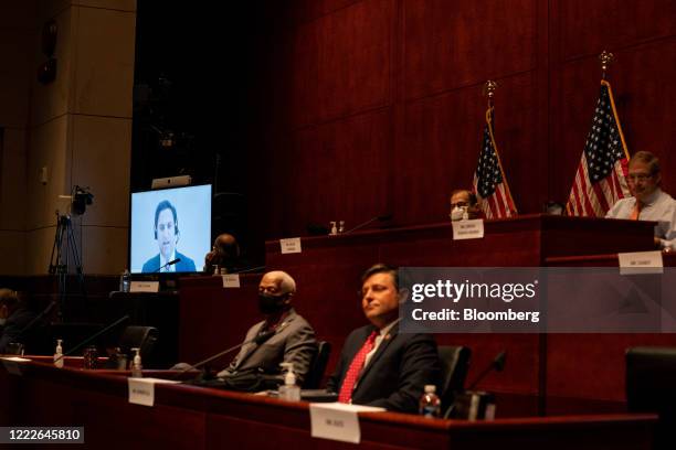 Aaron Zelinsky, assistant U.S. Attorney in Maryland, speaks via teleconference during a House Judiciary Committee hearing in Washington, D.C., U.S.,...
