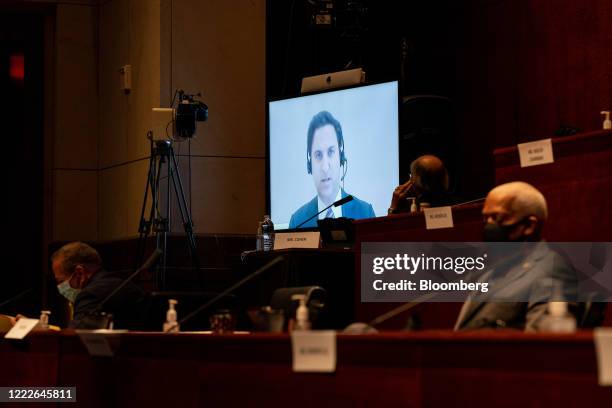 Aaron Zelinsky, assistant U.S. Attorney in Maryland, speaks via teleconference during a House Judiciary Committee hearing in Washington, D.C., U.S.,...