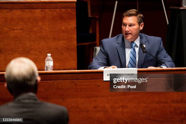 Rep. Guy Reschenthaler speaks at a hearing of the House Judiciary Committee on at the Capitol Building June 24, 2020 in Washington, DC. Democrats are...