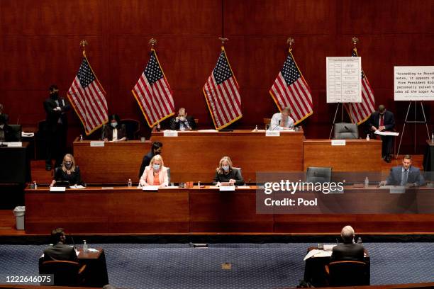 The U.S. House Judiciary Committee holds a hearing on at the Capitol Building June 24, 2020 in Washington, DC. Democrats are highlighting what they...