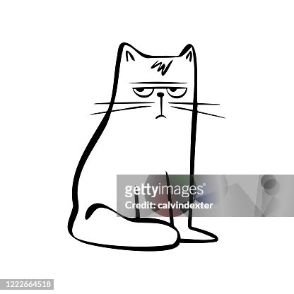 Cute Cartoon Cat High-Res Vector Graphic - Getty Images