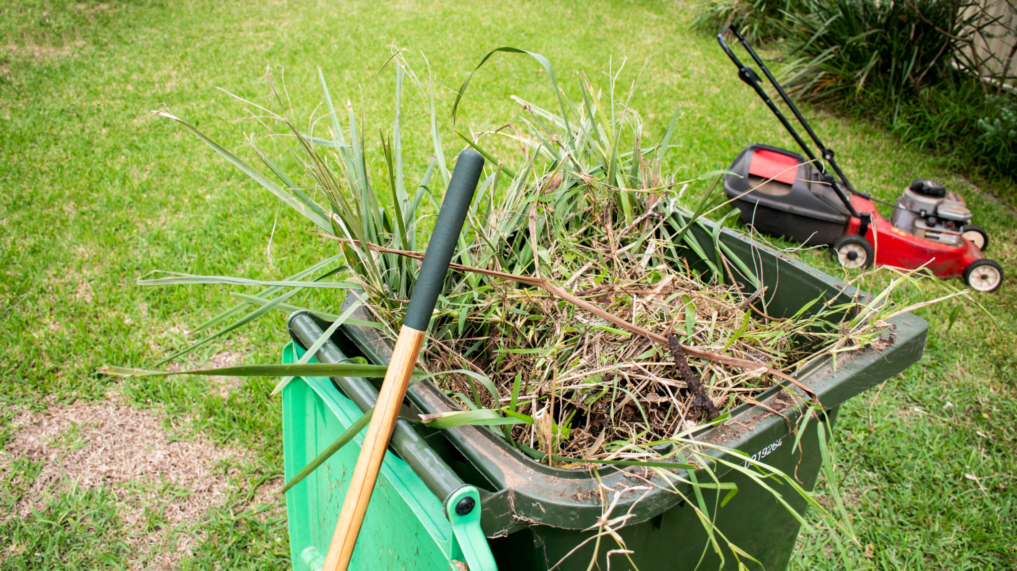 garden waste preparation