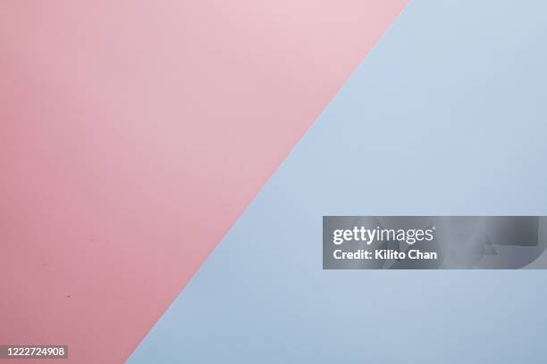 two color tone abstract paper background - two tone color imagens e fotografias de stock