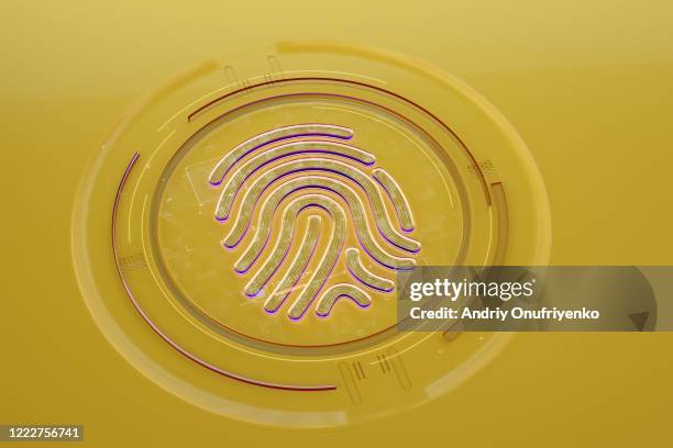 data id protection - fingerprint scanner stock pictures, royalty-free photos & images